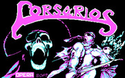 Corsarios for IBM PC/Compatibles - Title screen.