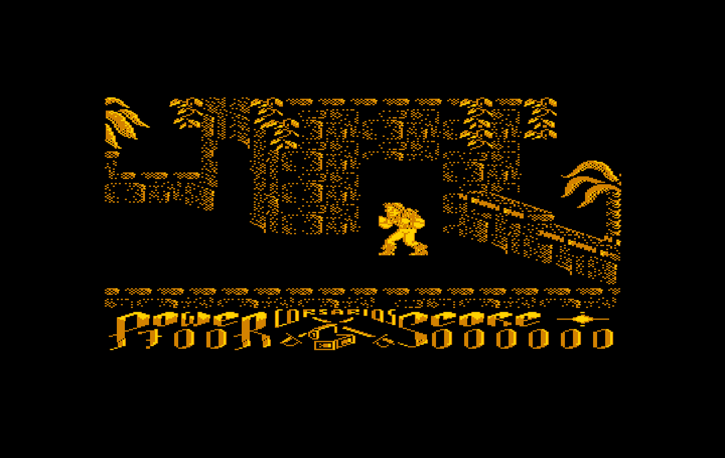 Corsarios IBM PC/Compatibles Screenshot: Game start.