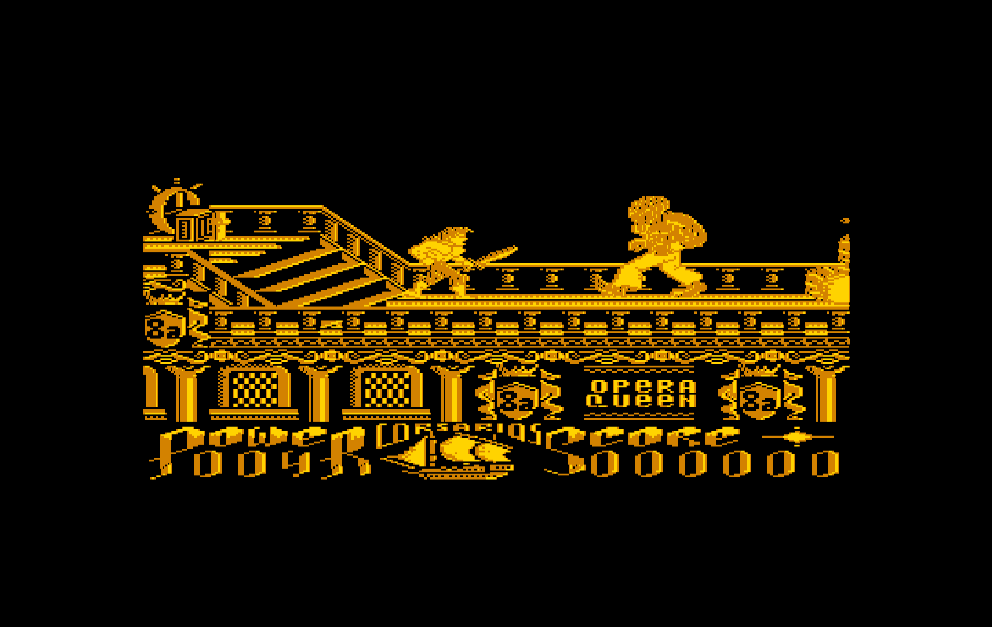 Corsarios IBM PC/Compatibles Screenshot: This opponent is large!