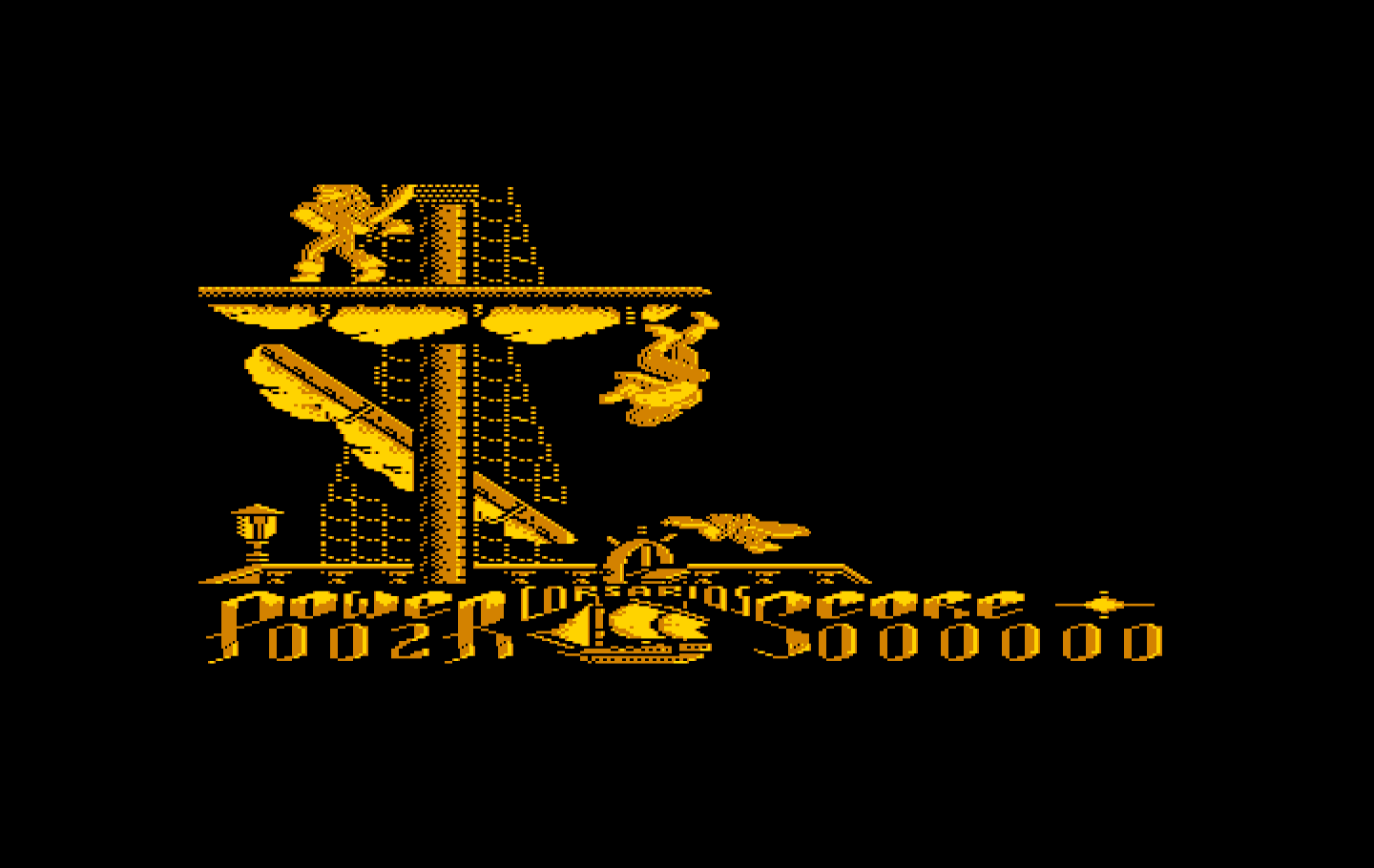 Corsarios IBM PC/Compatibles Screenshot: I'm tossed in the air!