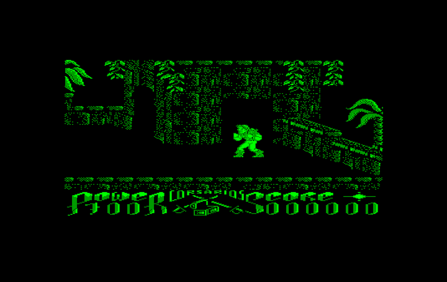 Corsarios IBM PC/Compatibles Screenshot: Game start.