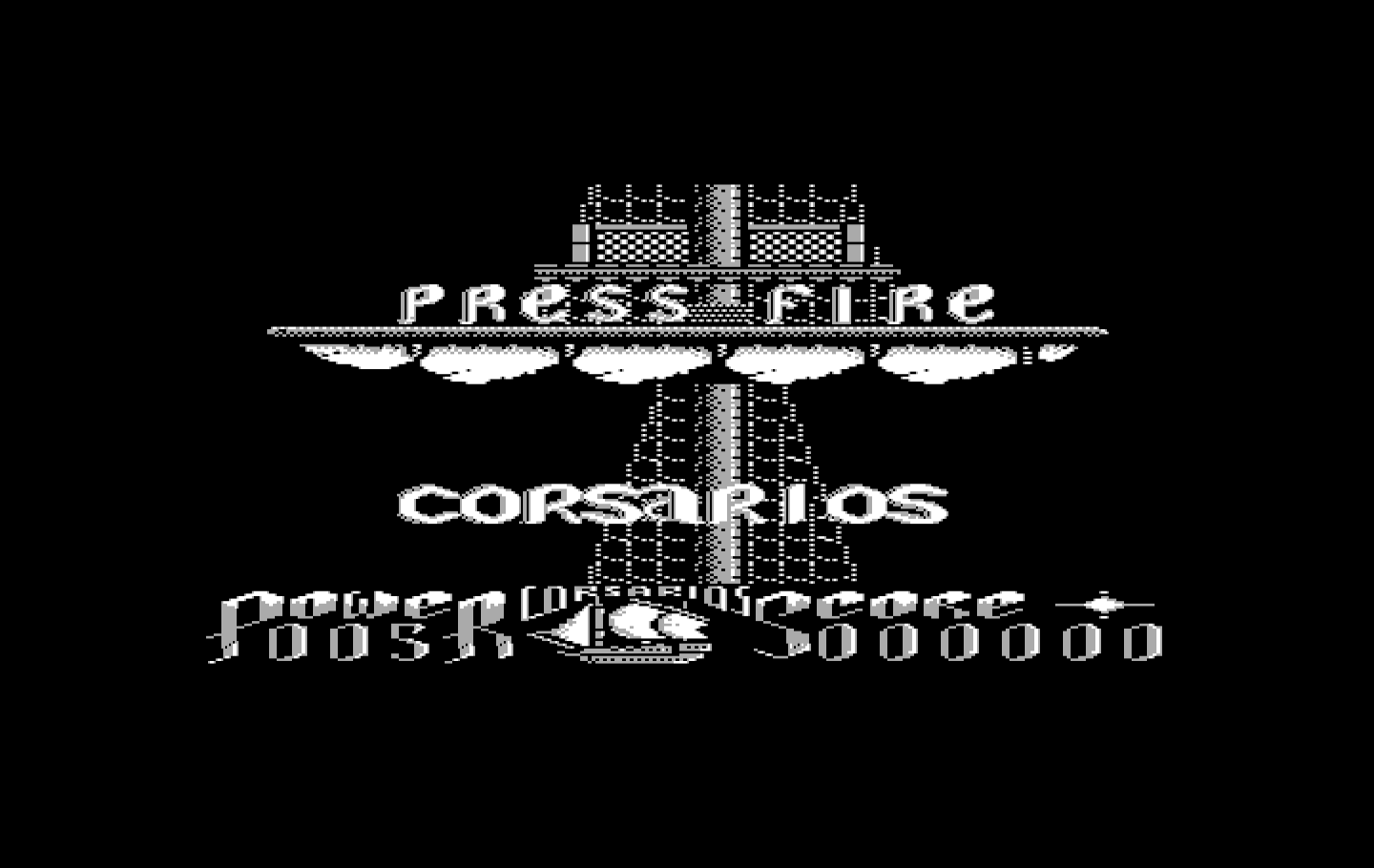 Corsarios IBM PC/Compatibles Screenshot: Press fire to begin the second scenario.