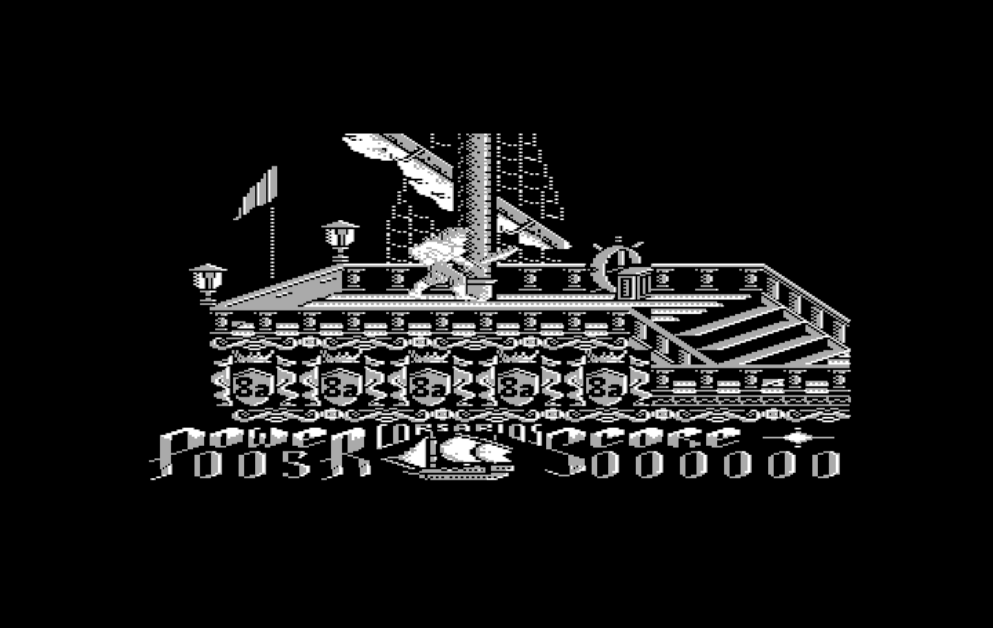 Corsarios IBM PC/Compatibles Screenshot: Game start.