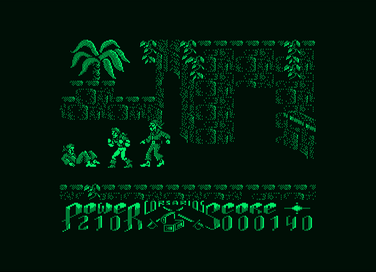 Corsarios Amstrad PCW Screenshot: Fighting two opponents at once.