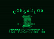 Corsarios for Amstrad PCW - Title screen.