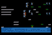 Wizard's Crown for Atari 8-bit - Combat begins again!