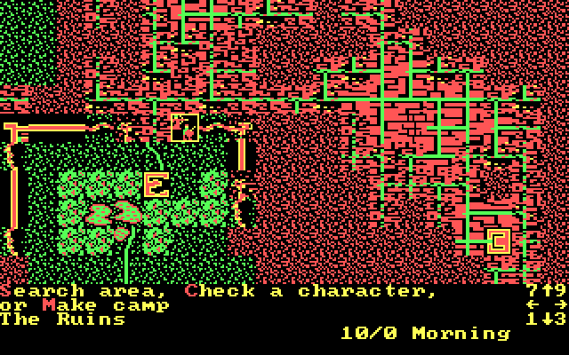 Wizard's Crown IBM PC/Compatibles Screenshot: What have I found here?