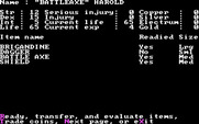 Wizard's Crown for IBM PC/Compatibles - Character stats.