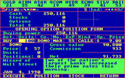 Wizard of Wall Street for IBM PC/Compatibles - Buying some stocks...