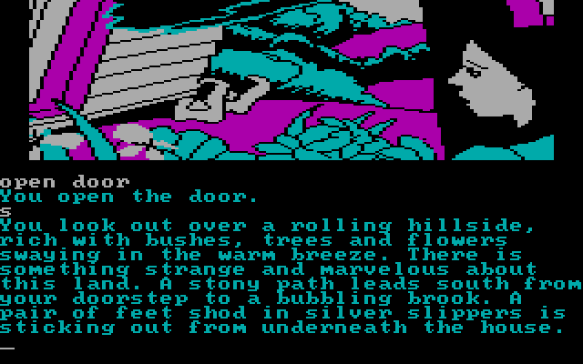 Wizard of Oz, The IBM PC/Compatibles Screenshot: It appears the wicked witch is dead!