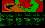 Wizard of Oz, The for IBM PC/Compatibles - Encountering the lion.