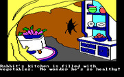 Winnie the Pooh in the Hundred Acre Wood for IBM PC/Compatibles - Here's Rabbit's kitchen...