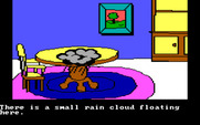 Winnie the Pooh in the Hundred Acre Wood for IBM PC/Compatibles - Why is there a raincloud here?