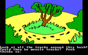 Winnie the Pooh in the Hundred Acre Wood for IBM PC/Compatibles - Did I find some woozle tracks?