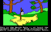 Winnie the Pooh in the Hundred Acre Wood for IBM PC/Compatibles - I found the north pole!