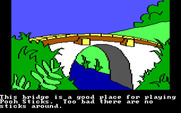 Winnie the Pooh in the Hundred Acre Wood for IBM PC/Compatibles - This bridge looks like a nice place to play Pooh Sticks...