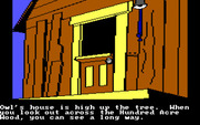 Winnie the Pooh in the Hundred Acre Wood for IBM PC/Compatibles - Does Owl really need to live so high up?