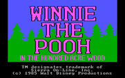 Winnie the Pooh in the Hundred Acre Wood for IBM PC/Compatibles - Title screen.