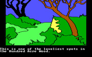 Winnie the Pooh in the Hundred Acre Wood for IBM PC/Compatibles - This spot is quite lovely...