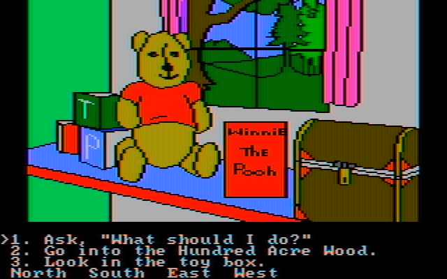 Winnie the Pooh in the Hundred Acre Wood IBM PC/Compatibles Screenshot: The game starts here...
