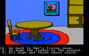 Winnie the Pooh in the Hundred Acre Wood for IBM PC/Compatibles - Owl's dining room.