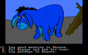 Winnie the Pooh in the Hundred Acre Wood for IBM PC/Compatibles - Can you cheer up Eeyore?