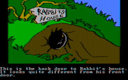 Winnie the Pooh in the Hundred Acre Wood for IBM PC/Compatibles - Rabbit's house.