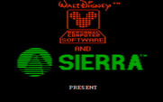 Winnie the Pooh in the Hundred Acre Wood for IBM PC/Compatibles - Disney / Sierra logo.