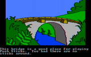 Winnie the Pooh in the Hundred Acre Wood for IBM PC/Compatibles - A good place to play Pooh Sticks...