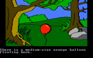 Winnie the Pooh in the Hundred Acre Wood for IBM PC/Compatibles - A balloon! Who does it belong to?
