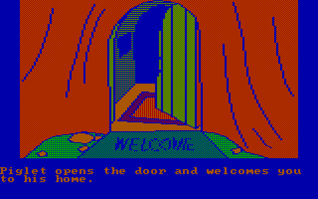 Winnie the Pooh in the Hundred Acre Wood IBM PC/Compatibles Screenshot: Welcome!
