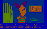 Winnie the Pooh in the Hundred Acre Wood for IBM PC/Compatibles - Talking to Piglet...