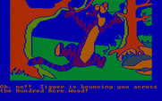 Winnie the Pooh in the Hundred Acre Wood for IBM PC/Compatibles - Uh oh, it's Tigger!
