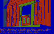 Winnie the Pooh in the Hundred Acre Wood for IBM PC/Compatibles - Entrance to Owl's house...