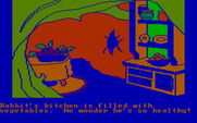 Winnie the Pooh in the Hundred Acre Wood for IBM PC/Compatibles - Rabbit's kitchen...