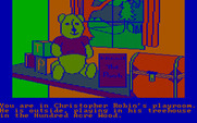 Winnie the Pooh in the Hundred Acre Wood for IBM PC/Compatibles - The game starts here.