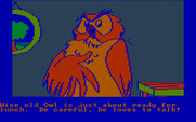 Winnie the Pooh in the Hundred Acre Wood for IBM PC/Compatibles - Talking to Owl...