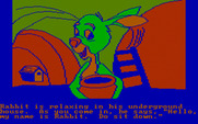 Winnie the Pooh in the Hundred Acre Wood for IBM PC/Compatibles - Talking to Rabbit...
