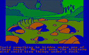 Winnie the Pooh in the Hundred Acre Wood for IBM PC/Compatibles - Check under these stones?