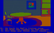 Winnie the Pooh in the Hundred Acre Wood for IBM PC/Compatibles - Owl's living room...