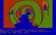 Winnie the Pooh in the Hundred Acre Wood for IBM PC/Compatibles - A tunnel leading to Rabbit's house...