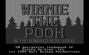 Winnie the Pooh in the Hundred Acre Wood for IBM PC/Compatibles - Title screen.