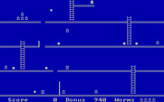 Willy The Worm for IBM PC/Compatibles - Starting the game.