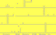 Willy The Worm for IBM PC/Compatibles - The screen flashes different colors when you lose a life.