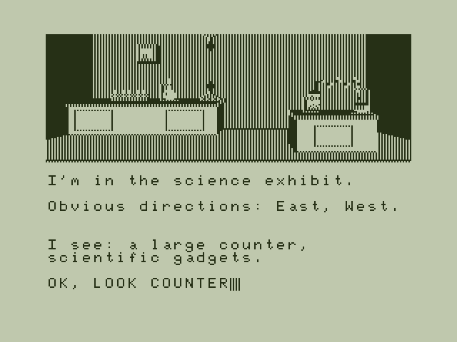 Vortex Factor, The Dragon 32/64 Screenshot: Some scientific gadgets...