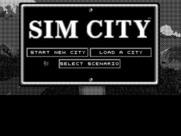 SimCity for IBM PC/Compatibles - Title screen.