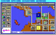 SimCity for IBM PC/Compatibles - A monster attacks Tokyo.