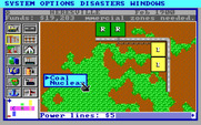 SimCity for IBM PC/Compatibles - Starting a new city; what kind of power plant do you want?