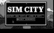 SimCity for IBM PC/Compatibles - Title screen.