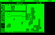 SimCity for IBM PC/Compatibles - Placing some buildings.